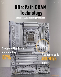 华硕X870 NEO主板普及NitroPath技术,DDR5性能再突破(图1) 华硕X870 NEO主板普及NitroPath技术,DDR5性能再突破(图1)