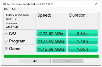 科赋KLEVV CRAS C700 RGB SSD产品测评(图15)