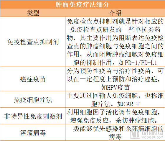 高瓴1200亿医疗投资全解构,长期主义铺就“超长雪道”(图3) 肿瘤免疫治疗细分.png