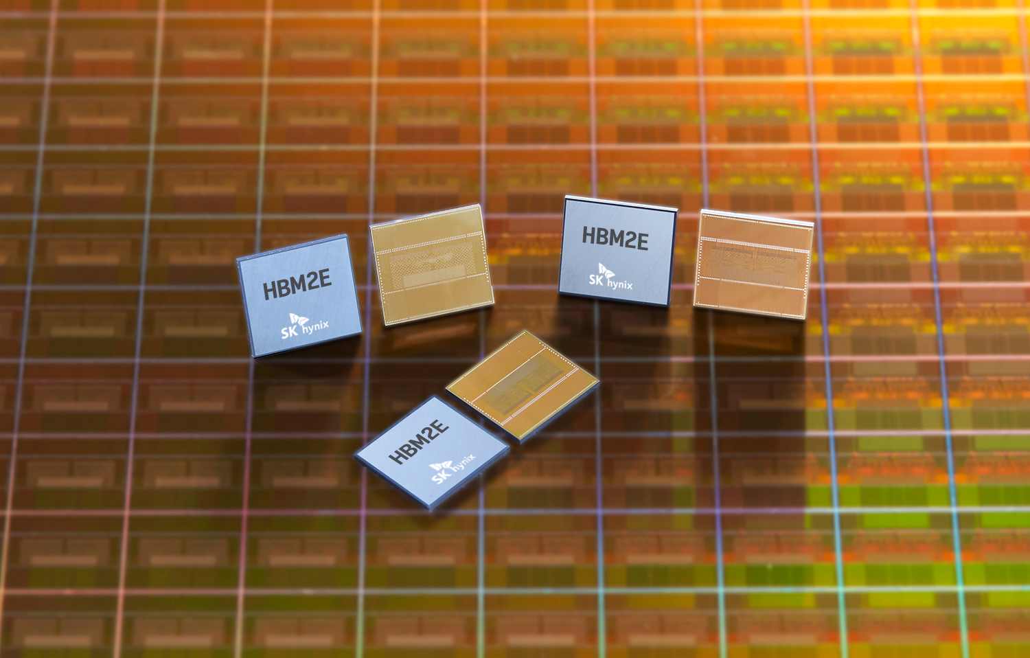 SK海力士量产超高速DRAM“HBM2E”(图1) SK海力士量产超高速DRAM“HBM2E”(图1)