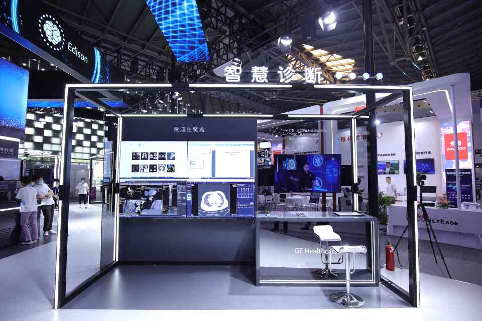 GE医疗展区展出的爱迪生魔盒 GE医疗展区展出的爱迪生魔盒