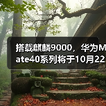 搭载麒麟9000,华为Mate40系列将于10月22日发布(图2) 搭载麒麟9000,华为Mate40系列将于10月22日发布(图2)