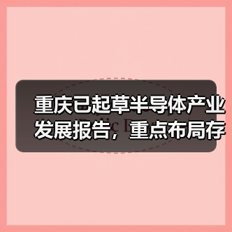重庆已起草半导体产业发展报告,重点布局存储芯片等领域(图3) 重庆已起草半导体产业发展报告,重点布局存储芯片等领域(图3)
