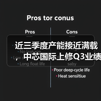 近三季度产能接近满载,中芯国际上修Q3业绩目标(图1) 近三季度产能接近满载,中芯国际上修Q3业绩目标(图1)