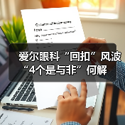 爱尔眼科“回扣”风波 “4个是与非”何解(图1) 爱尔眼科“回扣”风波 “4个是与非”何解(图1)