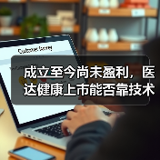 成立至今尚未盈利，医达健康上市能否靠技术走出困局？（图1）