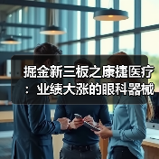 掘金新三板之康捷医疗:业绩大涨的眼科器械企业,不断进行国产替代(图4) 掘金新三板之康捷医疗:业绩大涨的眼科器械企业,不断进行国产替代(图4)