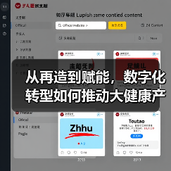 从再造到赋能,数字化转型如何推动大健康产业升级?(图1) 从再造到赋能,数字化转型如何推动大健康产业升级?(图1)