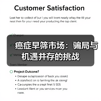 癌症早筛市场：骗局与机遇并存的挑战（图1）