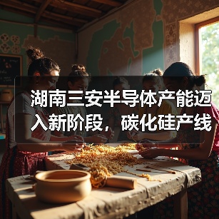 湖南三安半导体产能迈入新阶段,碳化硅产线助力千亿产值(图3) 湖南三安半导体产能迈入新阶段,碳化硅产线助力千亿产值(图3)