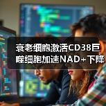 衰老细胞激活CD38巨噬细胞加速NAD+下降(图2) 衰老细胞激活CD38巨噬细胞加速NAD+下降(图2)