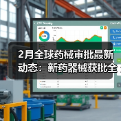 2月全球药械审批最新动态:新药器械获批全解析(图1) 2月全球药械审批最新动态:新药器械获批全解析(图1)