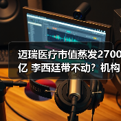 迈瑞医疗市值蒸发2700亿 李西廷带不动?机构减持背后的真相(图1) 迈瑞医疗市值蒸发2700亿 李西廷带不动?机构减持背后的真相(图1)