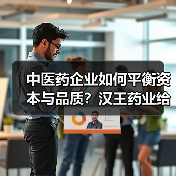 中医药企业如何平衡资本与品质？汉王药业给出答案（图1）