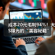成本20元毛利94%!大S曝光的“美容秘籍”,到底有多暴利?(图1) 成本20元毛利94%!大S曝光的“美容秘籍”,到底有多暴利?(图1)