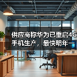 供应商称华为已重启4G手机生产，最快明年一季度上市（图1）