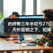 药师帮三年半巨亏27亿：天价营销之下，短期扭亏为盈或无法见底（图3）