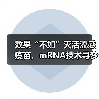 效果“不如”灭活流感疫苗,mRNA技术寻梦之路的向往与落差(图1) 效果“不如”灭活流感疫苗,mRNA技术寻梦之路的向往与落差(图1)