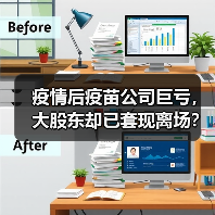疫情后疫苗公司巨亏,大股东却已套现离场?(图4) 疫情后疫苗公司巨亏,大股东却已套现离场?(图4)