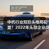 中药行业双巨头格局初显？2022年头部企业战略布局分析（图1）