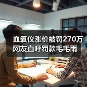 血氧仪涨价被罚270万 网友直呼罚款毛毛雨(图2) 血氧仪涨价被罚270万 网友直呼罚款毛毛雨(图2)