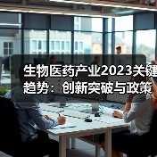 生物医药产业2023关键趋势:创新突破与政策导向(图1) 生物医药产业2023关键趋势:创新突破与政策导向(图1)