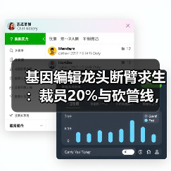 基因编辑龙头断臂求生:裁员20%与砍管线,能否活过2025?(图2) 基因编辑龙头断臂求生:裁员20%与砍管线,能否活过2025?(图2)