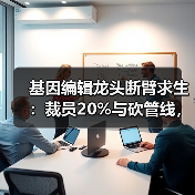 基因编辑龙头断臂求生:裁员20%与砍管线,能否活过2025?(图3) 基因编辑龙头断臂求生:裁员20%与砍管线,能否活过2025?(图3)