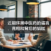 近期抹黑中医药的谣言、真相和背后的猫腻(图3) 近期抹黑中医药的谣言、真相和背后的猫腻(图3)