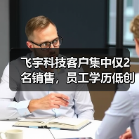 飞宇科技客户集中仅2名销售,员工学历低创新属性弱(图2) 飞宇科技客户集中仅2名销售,员工学历低创新属性弱(图2)