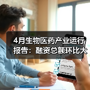 4月生物医药产业运行报告:融资总额环比大增5成(图1) 4月生物医药产业运行报告:融资总额环比大增5成(图1)