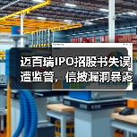 迈百瑞IPO招股书失误遭监管，信披漏洞暴露（图4）