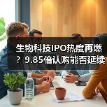 生物科技IPO热度再燃?9.85倍认购能否延续打新行情?(图2) 生物科技IPO热度再燃?9.85倍认购能否延续打新行情?(图2)