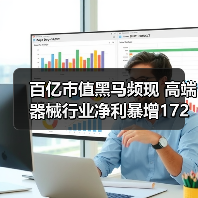 百亿市值黑马频现 高端器械行业净利暴增172%(图3) 百亿市值黑马频现 高端器械行业净利暴增172%(图3)