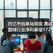 百亿市值黑马频现 高端器械行业净利暴增172%(图4) 百亿市值黑马频现 高端器械行业净利暴增172%(图4)