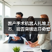 国产手术机器人扎堆上市,能否突破达芬奇壁垒?(图4) 国产手术机器人扎堆上市,能否突破达芬奇壁垒?(图4)