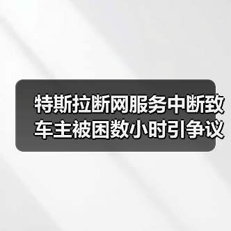 特斯拉断网服务中断致车主被困数小时引争议（图3）