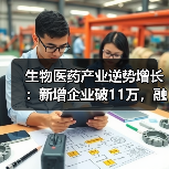 生物医药产业逆势增长：新增企业破11万，融资事件近80起（图3）