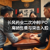 长风药业二次冲刺IPO：高销售费与突击入股能否扭转局面？（图1）