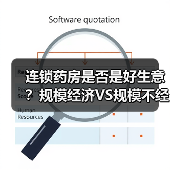 连锁药房是否是好生意?规模经济VS规模不经济解析(图2) 连锁药房是否是好生意?规模经济VS规模不经济解析(图2)