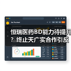 恒瑞医药BD能力待提升？终止天广实合作引反思（图1）