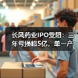 长风药业IPO受阻:三年亏损超5亿,单一产品占比96%(图3) 长风药业IPO受阻:三年亏损超5亿,单一产品占比96%(图3)