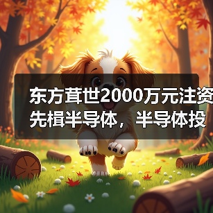 东方茸世2000万元注资先楫半导体，半导体投资新动作？（图1）