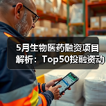 5月生物医药融资项目解析：Top50投融资动态（图4）