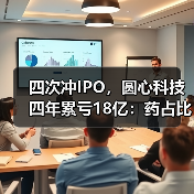 四次冲IPO,圆心科技四年累亏18亿:药占比超九成,科技属性成疑?(图2) 四次冲IPO,圆心科技四年累亏18亿:药占比超九成,科技属性成疑?(图2)