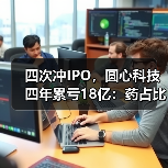 四次冲IPO,圆心科技四年累亏18亿:药占比超九成,科技属性成疑?(图1) 四次冲IPO,圆心科技四年累亏18亿:药占比超九成,科技属性成疑?(图1)