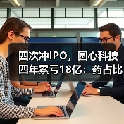 四次冲IPO,圆心科技四年累亏18亿:药占比超九成,科技属性成疑?(图3) 四次冲IPO,圆心科技四年累亏18亿:药占比超九成,科技属性成疑?(图3)