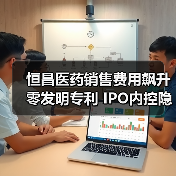 恒昌医药销售费用飙升零发明专利 IPO内控隐患待解(图3) 恒昌医药销售费用飙升零发明专利 IPO内控隐患待解(图3)