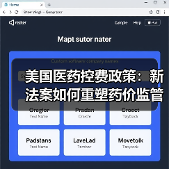 美国医药控费政策:新法案如何重塑药价监管?(图1) 美国医药控费政策:新法案如何重塑药价监管?(图1)