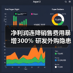 净利润连降销售费用暴增300% 研发外购隐患浮现?(图3) 净利润连降销售费用暴增300% 研发外购隐患浮现?(图3)
